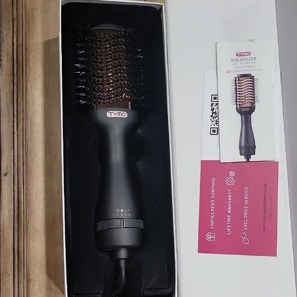 TYMO Volumizer Hot Air Brush - Black and Gold - Picture 2 of 3